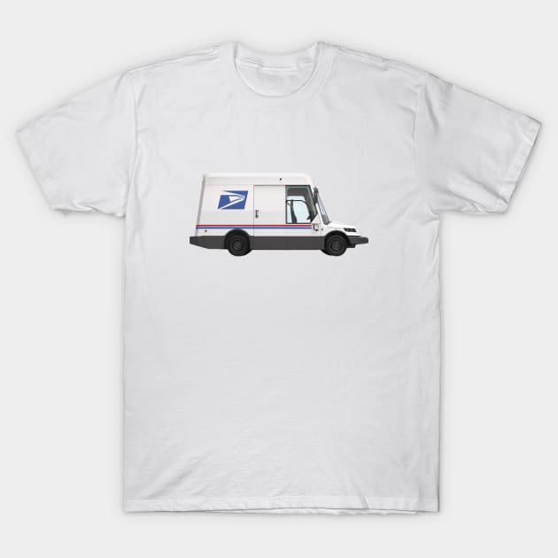 Postal Worker New Delivery Vehicle T-Shirt by The Shirt Genie